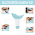 Eyeliner Stencils 2Pcs, Reusable Silicone Eyeliner Aid, Multifunctional Makeup Stencil for Beginners, Blue