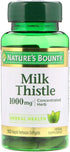 Nature's Bounty Milk Thistle 1000mg Herbal Supplement Softgels - 50 Count