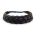 TOECWEGR 5 Strands Synthetic Hair Braided Headband Classic Chunky Wide Plaited Braids Multi Color Ladies Hair