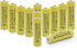 Solar Light 1.2V AA Ni-CD 600mAh 2A Rechargeable Batteries for Garden/Lawn, 12 Pack AA Yellow