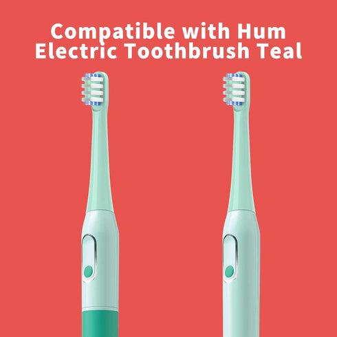 Replacement Toothbrush Heads, Green 6 Pack Compatible with Colgate Hum Connected Smart Battery Toothbrush