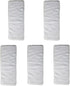 Sigzagor 5 Inserts for Teen Adult Cloth Diaper Nappy Microfiber Reusable Washable Disability