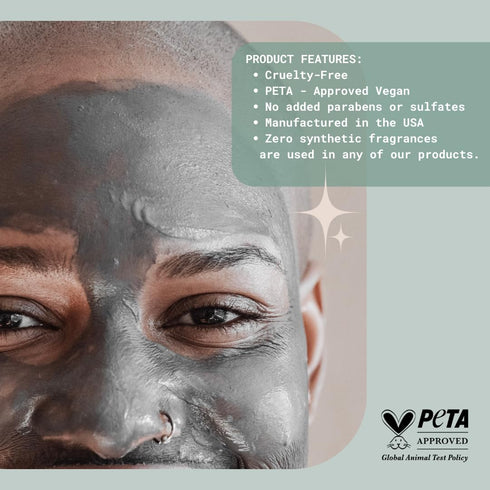 Skincare - Green Remedy Mask - 2oz, Vegan & Cruelty Free, Brightening & Exfoliating Face Mask with Lavender & Chamomile