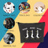 MNIGIU Nemo Seagull Cosmetic Bag, Seagull Lovers Gifts Underwater Animal Souvenir Gift (MINE Black Bag)