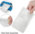 Blisstime 50 Pieces Resealable Bags for Small Business - White Kraft Paper Stand Up Pouches