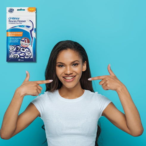 Braces Flosser - Designed for Braces, Ultra Strong Floss for Easy & Effective Clean, 40 Count (Pack of 4)