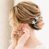 inSowni 128 Pack U-shaped Silver Pearl Flower Rhinestone Crystal Hair Pins + Spiral Twist Hair Clips for Brides, Women,