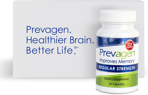 Prevagen Improves Memory - Regular Strength 10mg, 30 Capsules with Apoaequorin & Vitamin D - Brain Supplement for