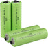 RGYDFTYGH 1.2V 2200mah Toothbrush-4PCS AA Rechargeable Nimh Cell Green Shell with Welding Tabs Electric Shaver Razor