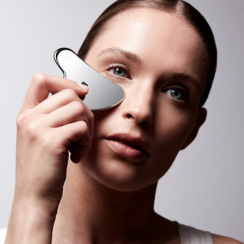 ZWILLING Facial Massager (Gua Sha, Facial Treatment for Regeneration and Vitality, Detox Effect, Cooling), Stainless