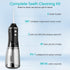 Lunstelia 380ML 8 3 IPX7 Cordless Water Dental Flosser for Teeth Cleaning, Large Water Tank & Jet Tips, Portable Oral