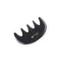 Wide Tooth Hair Comb - No Static Mini Pocket Comb for Massage, Natural Black Buffalo Horn