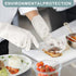 2 Pair, 15IN Kitchen Dishwashing Gloves and Household Cleaning Gloves, Reusable Latex Free (Small)