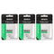 REACH Waxed Dental Floss 3 Pack Bundle, 115yd, Mint, Plaque Remover, Shred Resistant, Gentle on Gums & Teeth