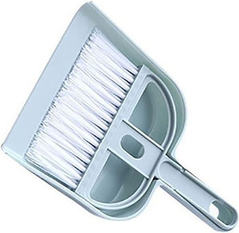 Set, Mini Broom and Dustpan Small PP Desktop Cleaning Brush Portable Handheld Nesting Tiny Cleaning Tool Kit for Desk