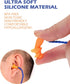 10 Pairs Corded Silicone Ear Plugs with Plastic Carry Cases, Reusable Noise Cancelling Earplugs for Hearing Protection,