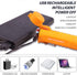 Outdoor Waterproof Lighter, Double Arc Plasma Lighter with LED Flashlight, USB Rechargeable, Windproof Flameless