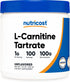 Nutricost L-Carnitine Tartrate Powder, 100 Grams, 1 Gram per Serving, 100 Servings