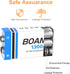 2PCS 1300mAh 9V Rechargeable Batteries with 2 in 1 Charging Cable for Smoke Detectors, Alarms, Keypad, Microphone