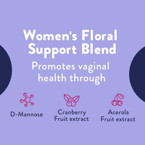 Probiotics for Women - 60 Capsules, Easy to Swallow Tiny Capsule with Prebiotics, 60 Billion CFUs