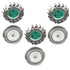 Replacement Shaver Heads with Brush, Fit for Philips HQ64, HQ54, HQ5705, HQ6070, Pack of 3