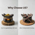 Zen Incense Burner Kit,Ceramic Aromatherapy Burner for Cedar Essential Oil Burner,Tea Light Teapot Warmer Candle Holder