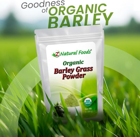 Organic Barley Grass Powder, Antioxidant-Rich Energy Booster, 100% Natural Superfood, Vegan, Gluten Free, Non-GMO, 1 Lb