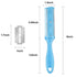 Maitys 3 Pieces Hair Cutting Comb Set with 10 Razors, Double Edge Razor and Thinning Comb in White, Pink, Blue