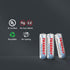 Tenergy 12xAA 12xAAA 24 Pack Premium High Capacity NiMH Rechargeable Battery Combo, and Rechargeable Batteries