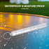 Drug Holder, Aluminum Alloy Waterproof Pill Key Chain Container with Key Ring for Daily Use (5 Cases)