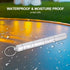 Metal Pill Case Travel Container, Mini Portable Pill Box Organizer Keychain, Waterproof Medicine Holder with Key Chain