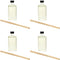 Hosley Set of 4 Vanilla Almond Reed Diffuser Refill Oil, 200ml Each