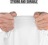 Ultrasac 18 Gallon White Drawstring Trash Bags, 2.0 MIL, 25" x 28", Pack of 50