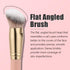 TEOYALL Flat Angled Foundation Brush, Large Dense Synthetic Bristles Kabuki Brush for Base Makeup with Liquid Cream Powder