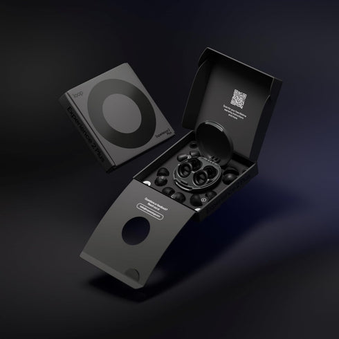 Loop Experience 2 Plus Ear Plugs, Stylish Certified Hearing Protection for Concerts, Festivals, Sports, 17dB Noise