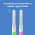 Quip Sonic Toothbrush for Kids with Timer, Extra Brush Head, Travel Cover Mount, Electric, Glow in The Dark, Green
