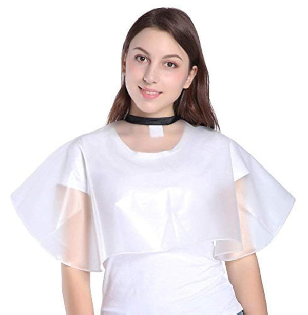 PERFEHAIR Short Salon Hair Shampoo Cape, Waterproof Capes for Cutting, Styling, Coloring, Beauty Makeup