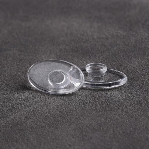 5 Pairs Eyeglasses Nose Pads, Push-in Glasses Nosepads, 13mm Soft Silicone Nose Pieces for Frame/Air Frames/Rimless