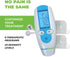 AccuRelief TENS Unit Muscle Stimulator, Pain Relief System, Electric Muscle Stimulator with Electrodes, White and Blue