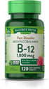 B12 Vitamin Sublingual Tablets, 1000 mcg, 120 Count, Vegetarian, Non-GMO & Gluten Free, Nature's Truth