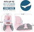 Heel Protectors Cushions for Heel Pain and Pressure, Adjustable Foot Support Pillow to Relief Bed Sores and Ulcers