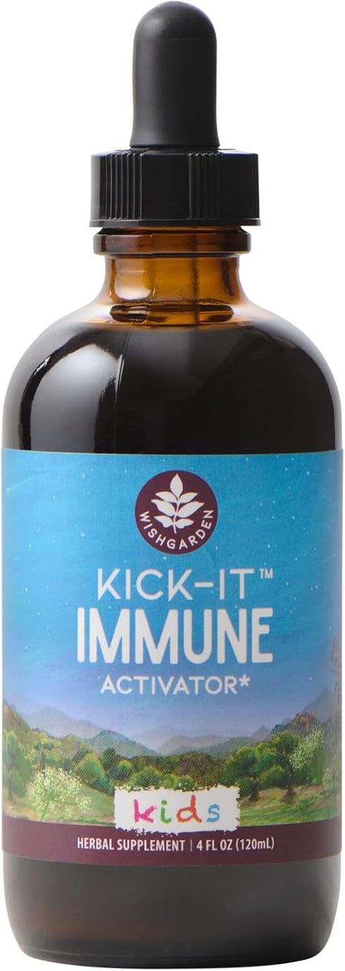 WishGarden Herbs Kick-It Immune for Kids - Immune Support Supplement for Kids,