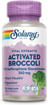 SOLARAY Activated Broccoli Seed Extract 350 mg, 10% Sulforaphane Glucosinolates, 30 VegCaps for Antioxidant Support and
