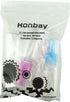 Honbay 4PCS 30ML Small Portable Reusable Plastic Fine Mist Spray Bottles - Transparent Travel Cosmetic Spray Bottles