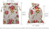 24 Pack Rose Double Drawstring Burlap Bags - 5.5"x 4" Reusable Linen Gift Pouches for Wedding Party