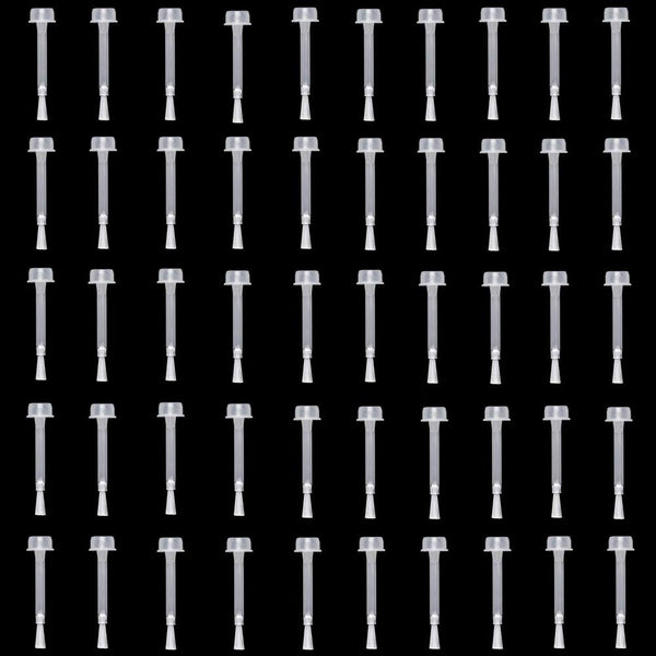 Minelife 50 Pieces Dip Replacement Brush, Nail Polish Replacement Brush for Dipping Powder Base Coat