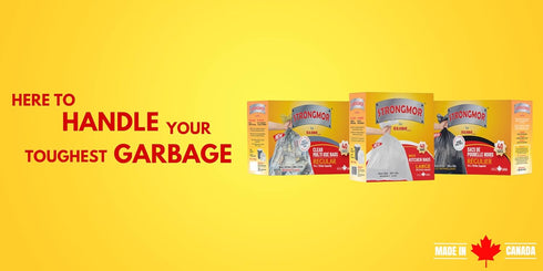 Garbage Bags, Single Fold Clear Multi-Use Bags, Size 26X36, 40 BAGS