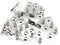 20PCS 21 x 9mm Metal AAA Batteries Spring Contact Plate Terminal Silver Battery Negative to Positive Conversion