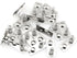 20PCS 21 x 9mm Metal AAA Batteries Spring Contact Plate Terminal Silver Battery Negative to Positive Conversion