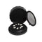 Denture Case, Dental All-Ceramic Veneer Processing Box, Reusable Black Storage Box with Spare Pad